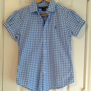 Ralph Lauren Sport Little Debbie fitted Blouse size 8
